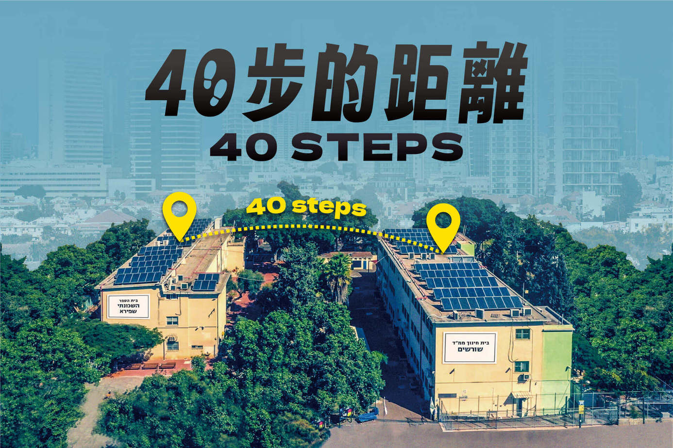 40步的距離